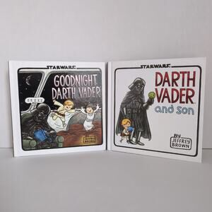 Lot of 2 Star Wars Goodnight Darth Vader/and Son‎ by Jeffrey Brown Hardback
